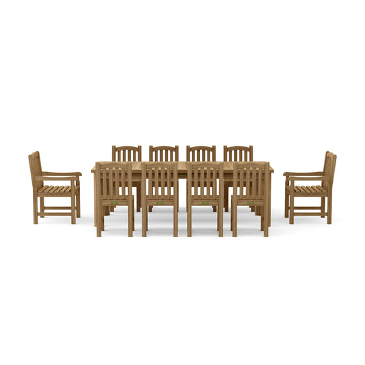 11-Pc Chelsea Rectangular Dining Table Set