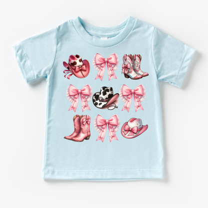 Cowgirl Country Bows And Boots Shirt - Cowgirl Tee