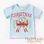 Christmas Girly Bow Shirt - Christmas Tee