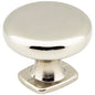 1-3/8" Diameter Satin Nickel Belcastel 1 Cabinet Knob