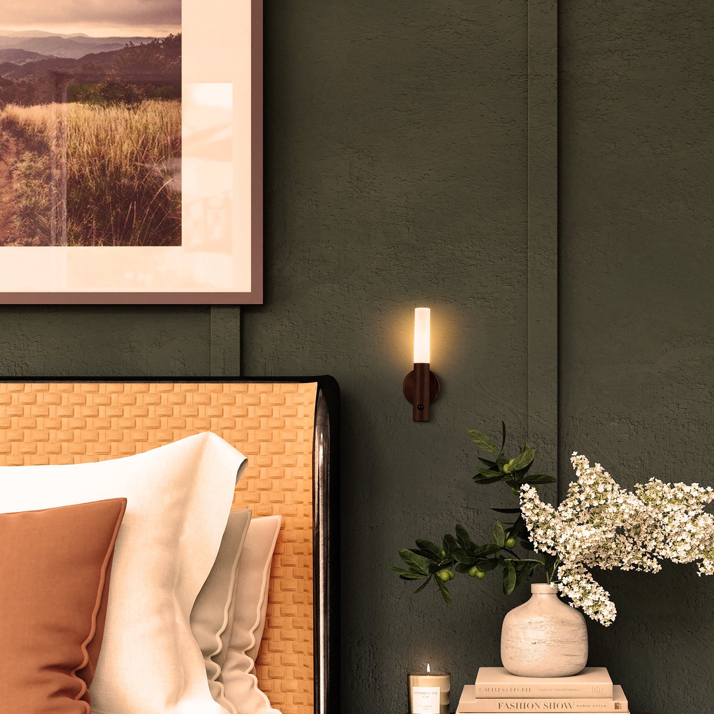 2-PACK Easy Install Rechargeable Portable Motion Sensor Wall Sconce | Lighting | Kitchen + Metal
