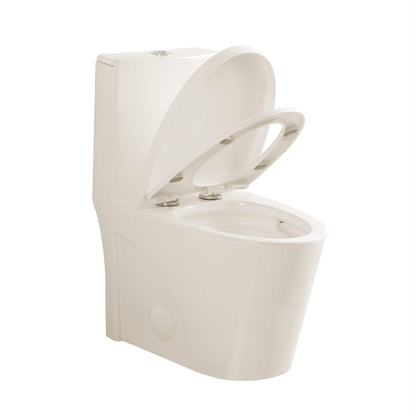 Fine Fixtures MOTB7 Dual Flush One-Piece Toilet – Glossy Biscuit | GS Design Center NJ