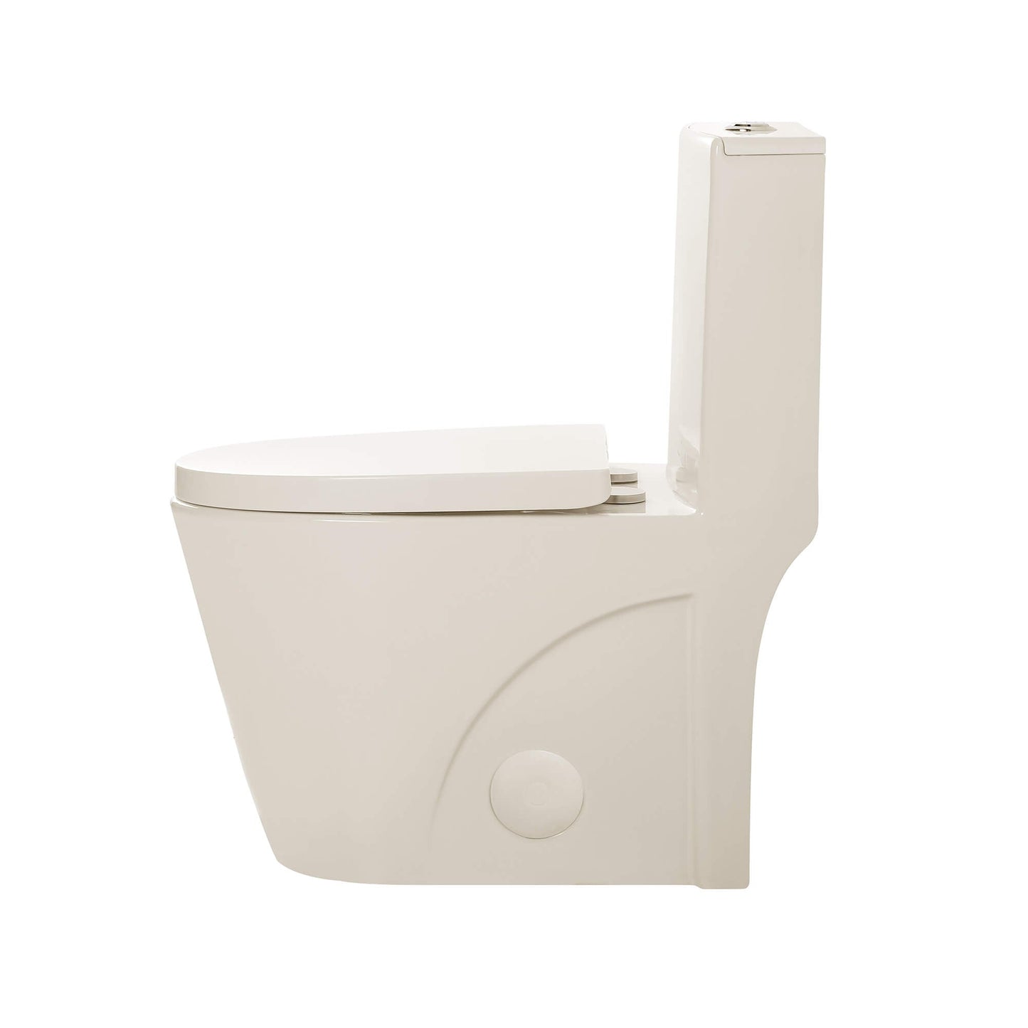 Fine Fixtures MOTB7 Dual Flush One-Piece Toilet – Glossy Biscuit | GS Design Center NJ