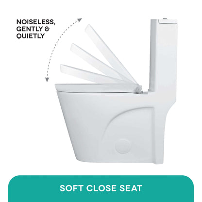 Fine Fixtures MOTB7 Dual Flush One-Piece Toilet – Glossy Biscuit | GS Design Center NJ