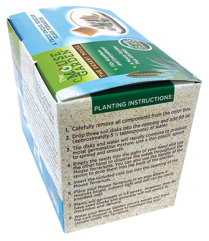 The Desert Mouse Garden Glass Terrarium with Cork