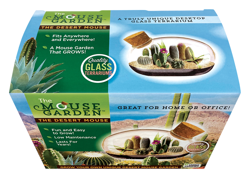 The Desert Mouse Garden Glass Terrarium with Cork