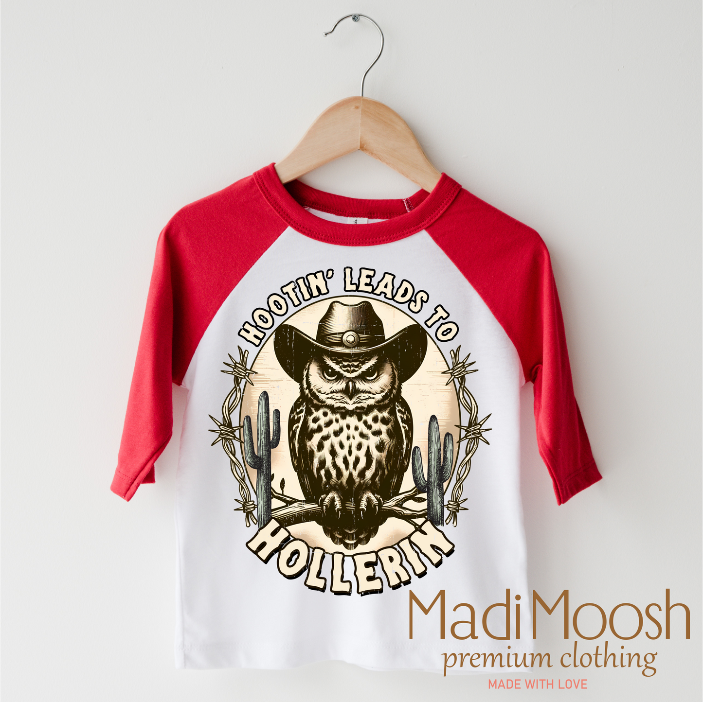 Hootin Leads To Hollerin Western Shirt - Funny Owl Tee