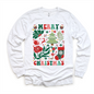 Boho Merry Christmas Shirt -  Long Sleeve Tees & Sweatshirts