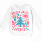 Boho Holly Jolly Vibes Christmas Shirt -  Long Sleeve Tees & Sweatshirts