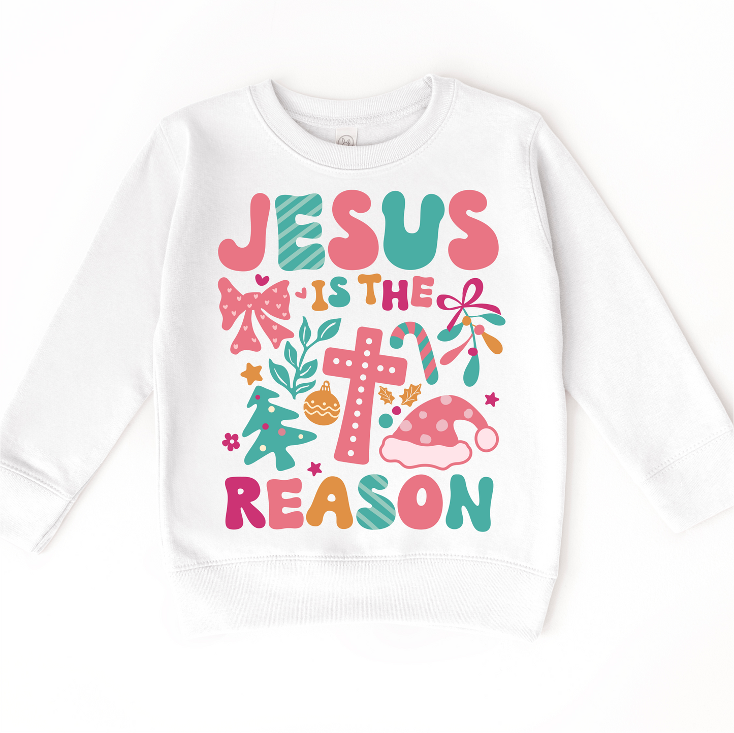 Boho Jesus Is The Reason Christmas Shirt -  Long Sleeve Tees & Sweatshirts