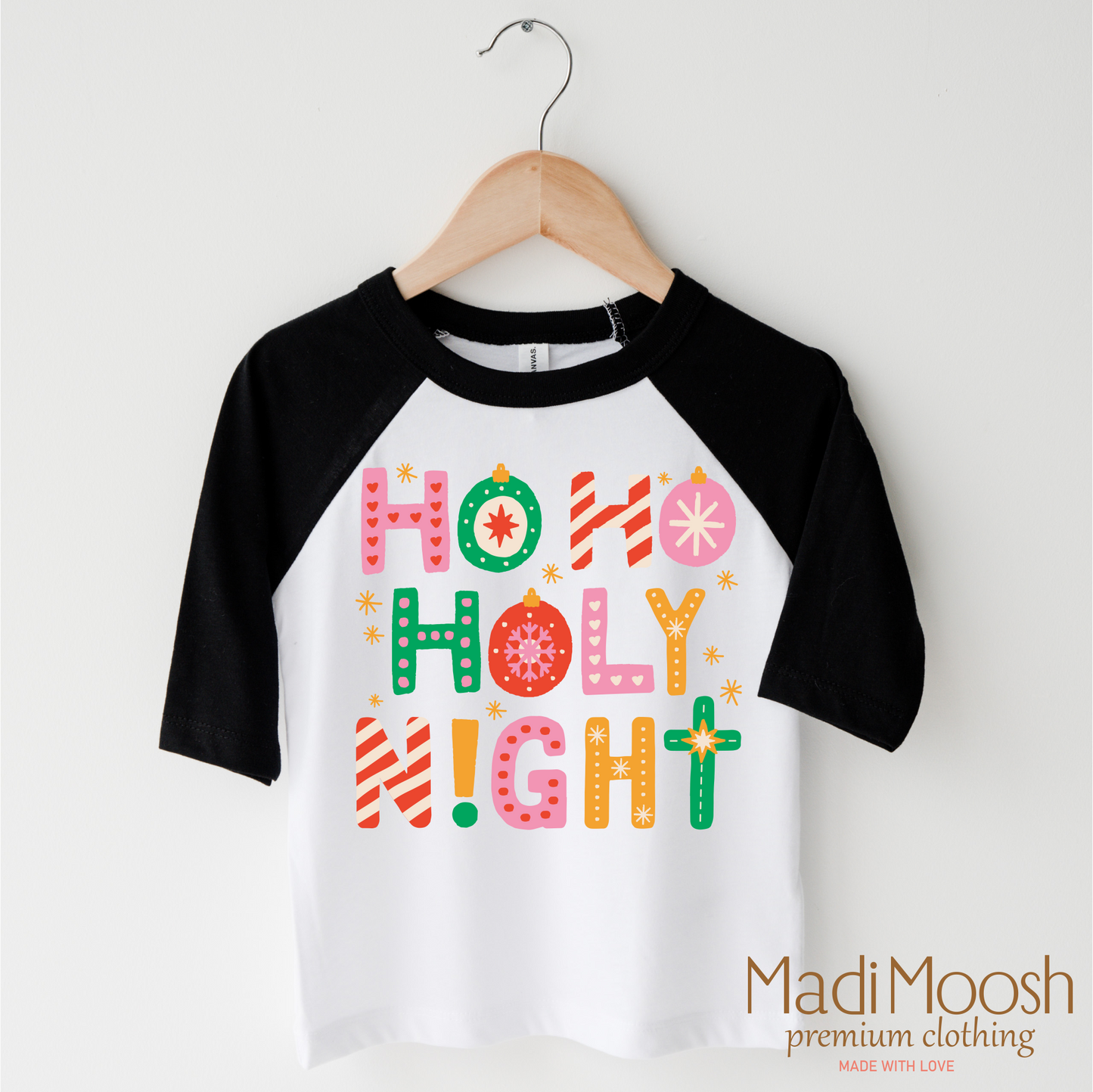 Ho Ho Holy Night Christmas Shirt - Christian Tee