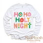 Ho Ho Holy Night Christmas Shirt - Christian Tee