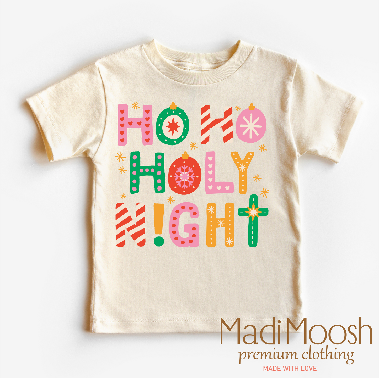 Ho Ho Holy Night Christmas Shirt - Christian Tee