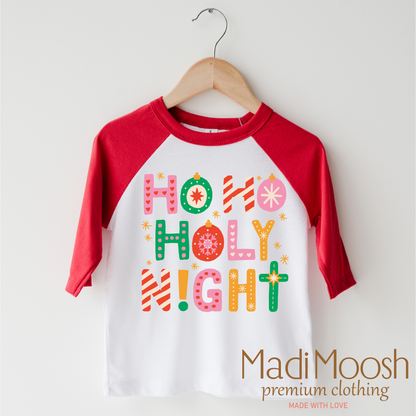 Ho Ho Holy Night Christmas Shirt - Christian Tee