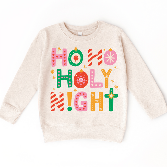 Ho Ho Holy Night Christmas Shirt - Christian Tee