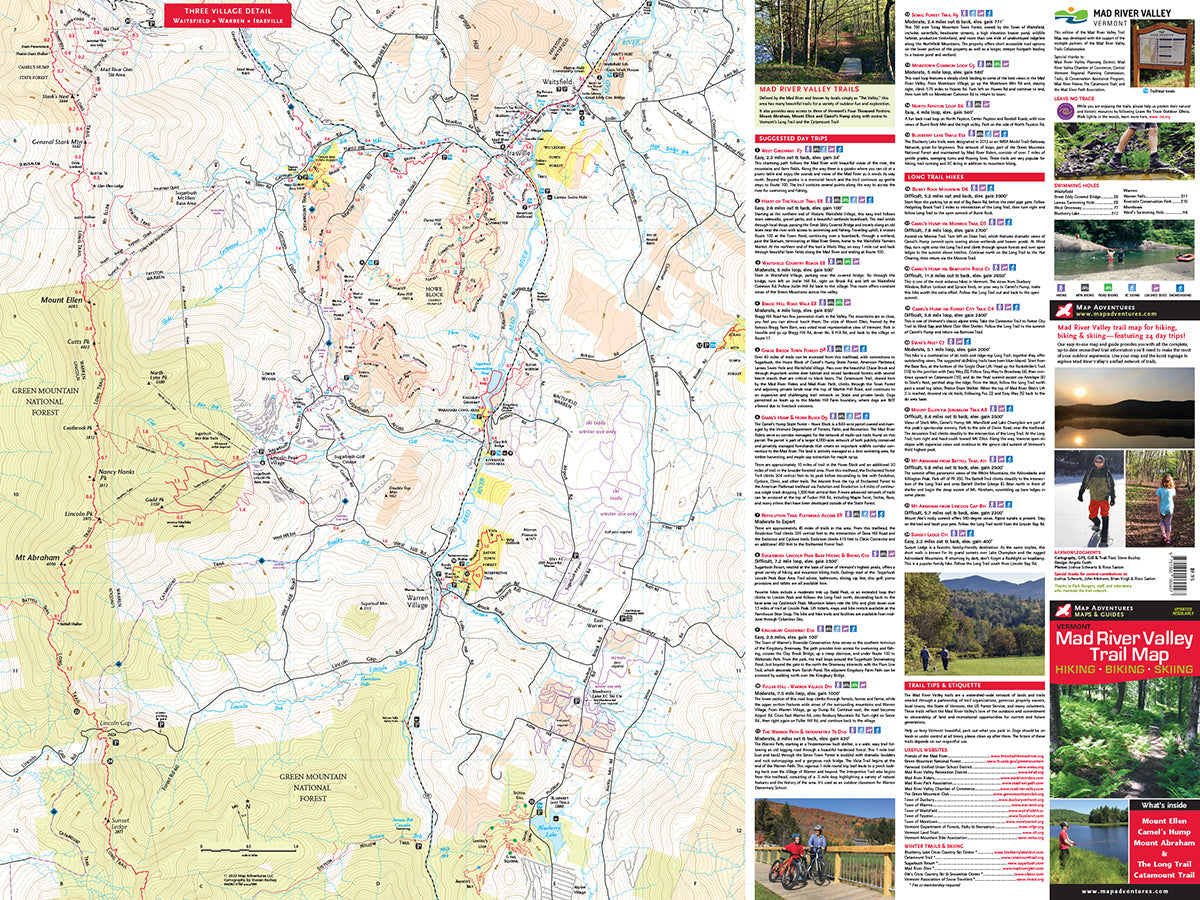 Mad River Valley Trail Map