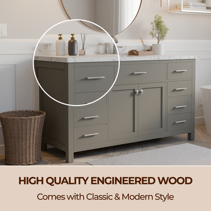 Caroline 60" Single Bath Vanity