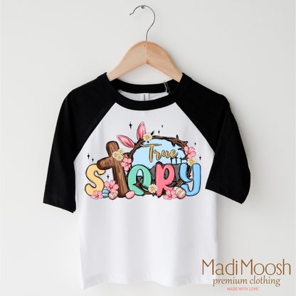 True Story Easter Christian Shirt - Kids Easter Tee
