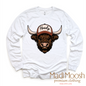 Howdy Highland Cow Western Shirt - Kids Country Tee