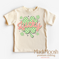 St. Patrick's Day Lucky Clover Shirt - Kids Retro St. Patrick's Day Tee