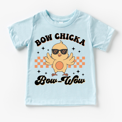 Bow Chicka Bow Wow Easter Shirt - Easter Chick Tee