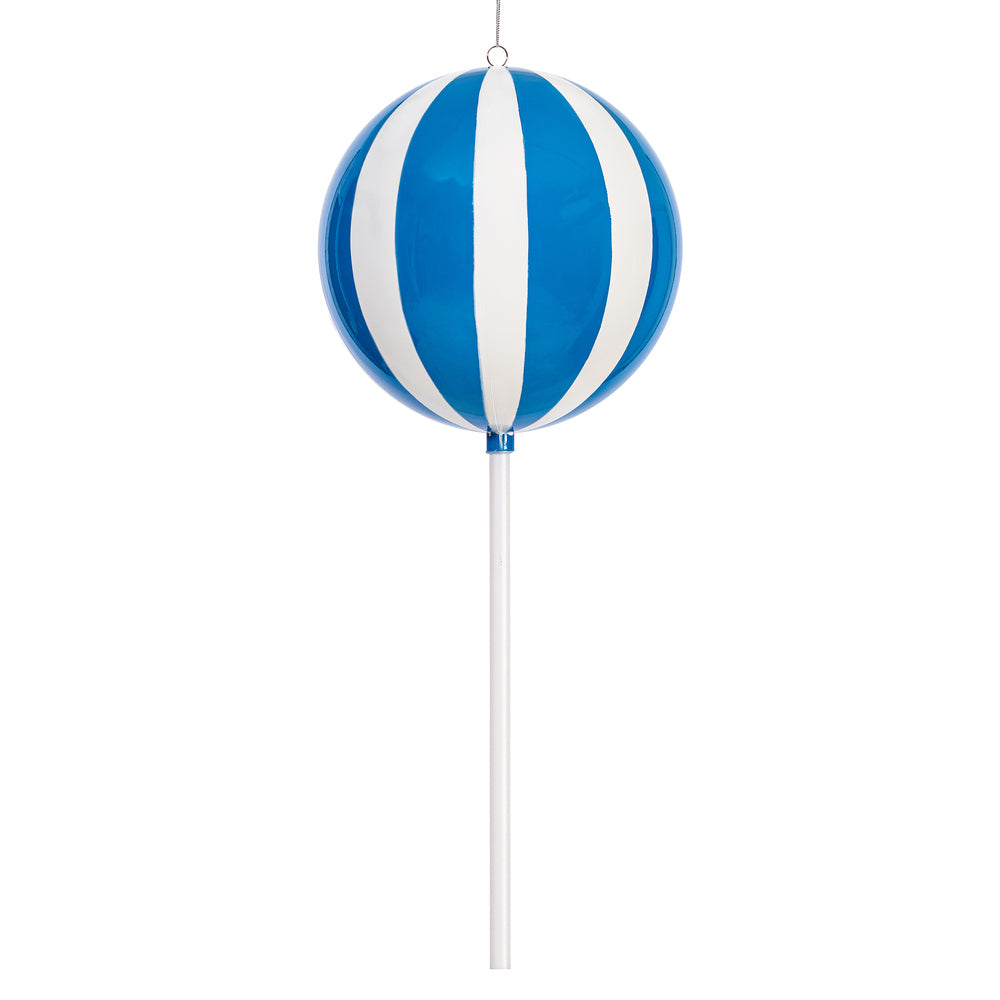 Santa's Sweet Shoppe Collection - 24" Luxe Enamel Round Lollipop Ornament