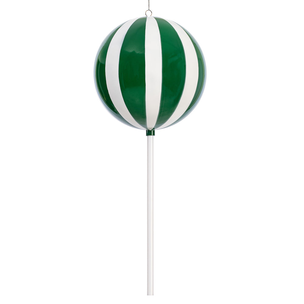 Santa's Sweet Shoppe Collection - 24" Luxe Enamel Round Lollipop Ornament