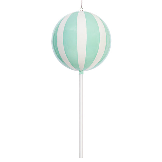 Santa's Sweet Shoppe Collection - 24" Luxe Enamel Round Lollipop Ornament