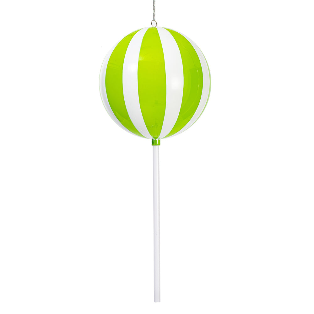 Santa's Sweet Shoppe Collection - 24" Luxe Enamel Round Lollipop Ornament