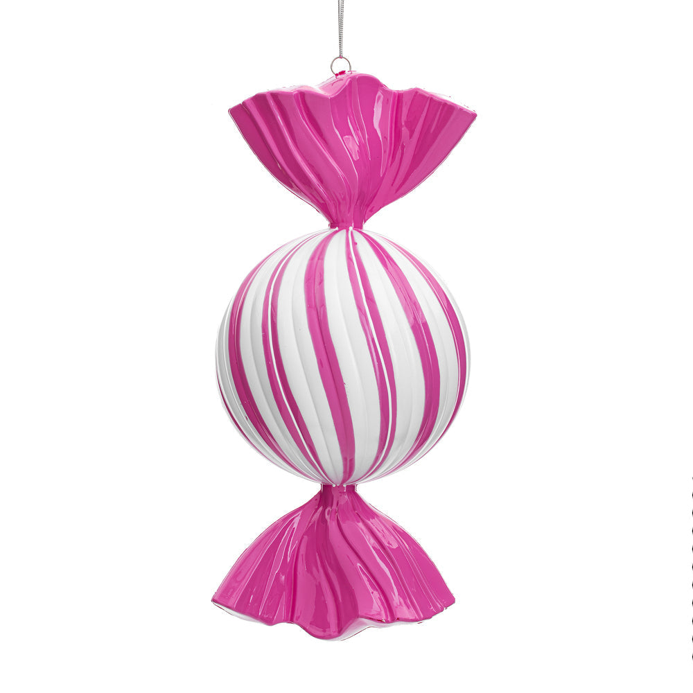 Santa's Sweet Shoppe Collection - 13" Luxe Enamel Swirl Candy Ornament