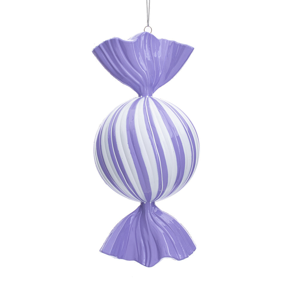 Santa's Sweet Shoppe Collection - 13" Luxe Enamel Swirl Candy Ornament