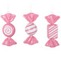 Santa's Sweet Shoppe Collection - 7.5" Luxe Enamel Candy Ornament - SET OF 3