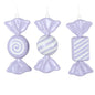 Santa's Sweet Shoppe Collection - 7.5" Luxe Enamel Candy Ornament - SET OF 3