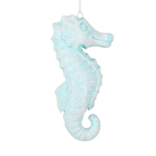 Santa's Sweet Shoppe Collection 6.5" Seafoam Green Seahorse Ornament