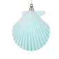 Santa's Sweet Shoppe Collection 4" Seafoam Green Seashell Ornament