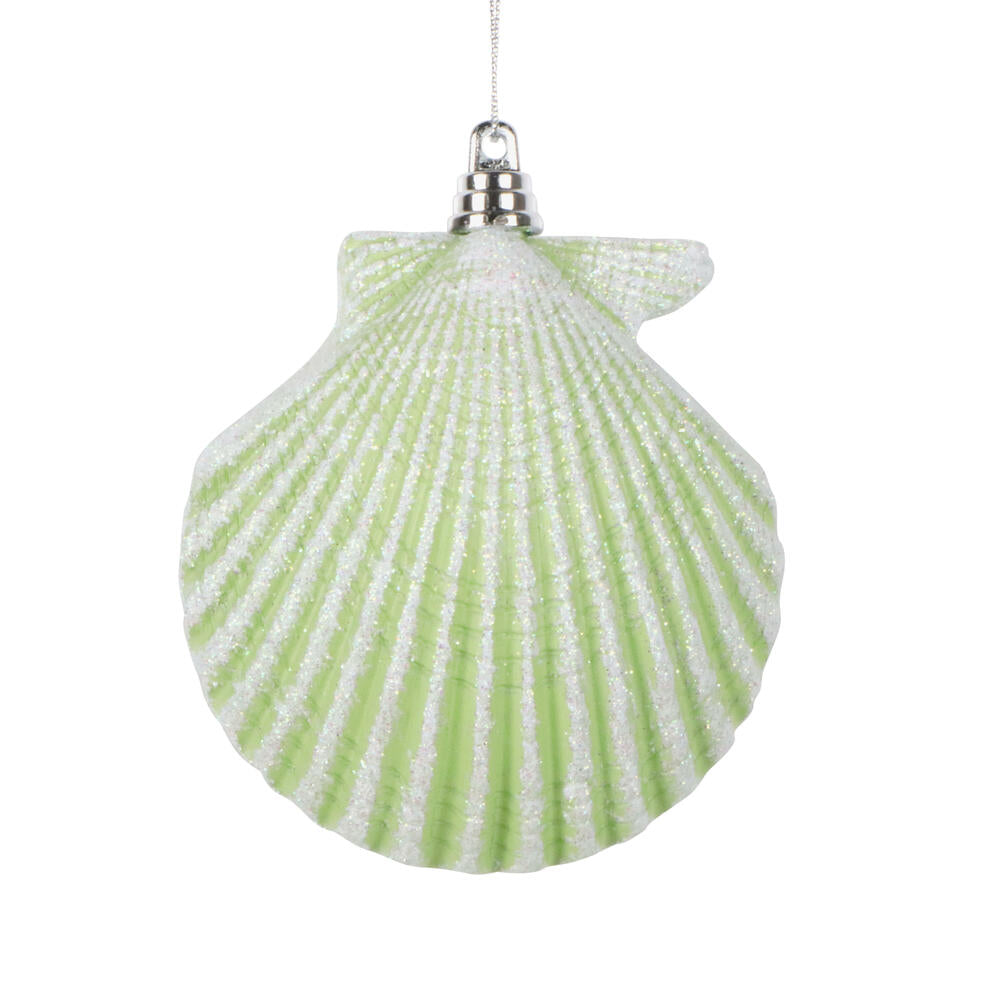 Santa's Sweet Shoppe Collection 4" Celadon Seashell Ornament