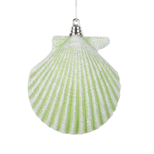Santa's Sweet Shoppe Collection 4" Celadon Seashell Ornament