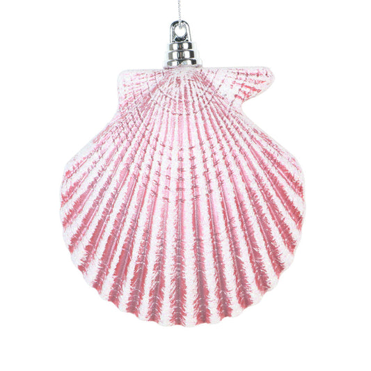 Santa's Sweet Shoppe Collection 4" Pink Seashell Ornament