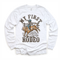 My First Rodeo Birthday Shirt - Kids Western Shirt