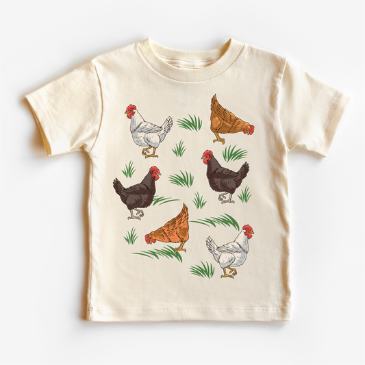 Cute Retro Chicken Farm Shirt - Chicken Tee