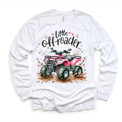 Girls Little Off Roader 4 Wheeler Shirt - Girls Four Wheeler Tee