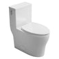 Fine Fixtures MTTB20W Two-Piece Toilet – ADA Dual Flush Skirted White