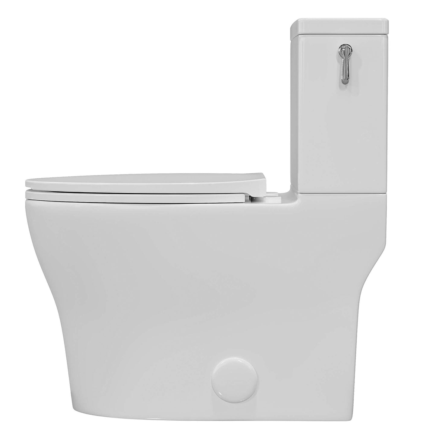 Fine Fixtures MTTB20W Two-Piece Toilet – ADA Dual Flush Skirted White