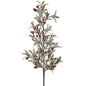 35" FROSTED MISELTOE/BERRY SPRAY