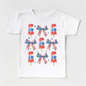 Ice Cream And Bows July 4th  Shirt - Independence Day Tee