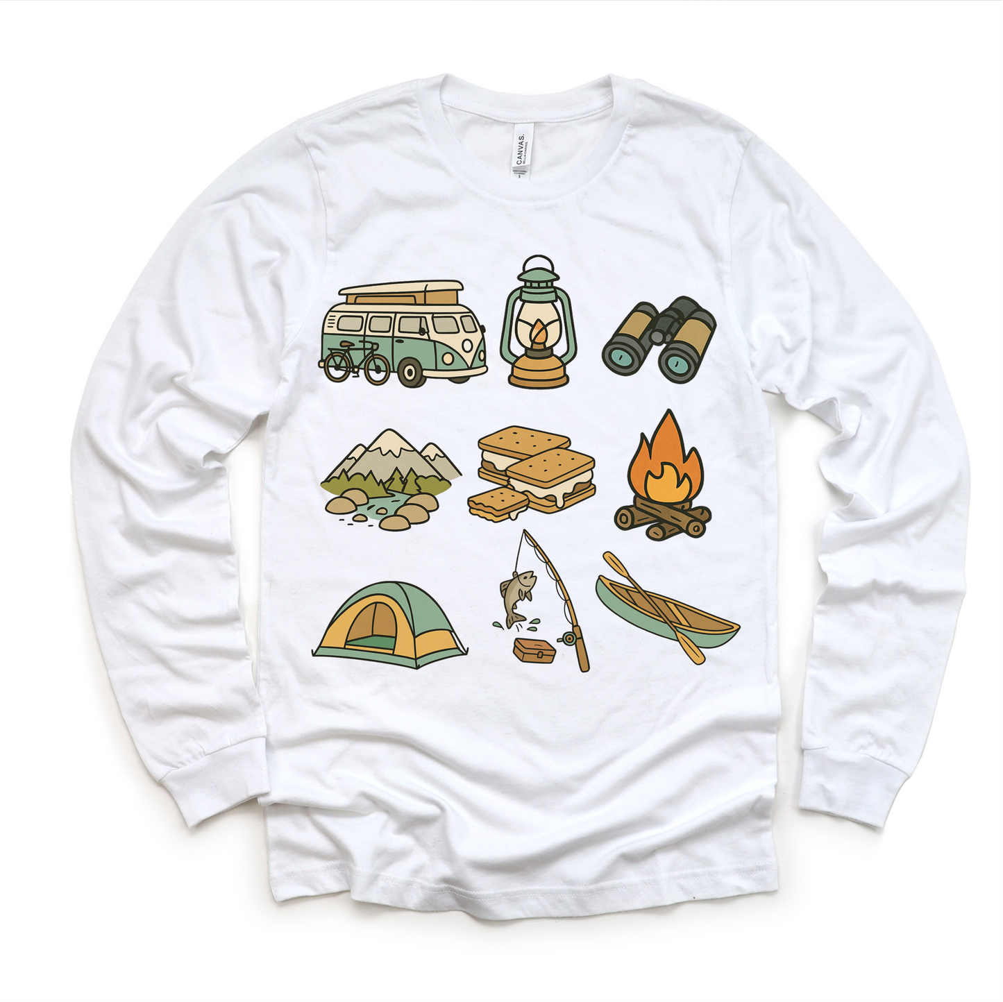 Happy Camper Camping Shirt - Camp Tee