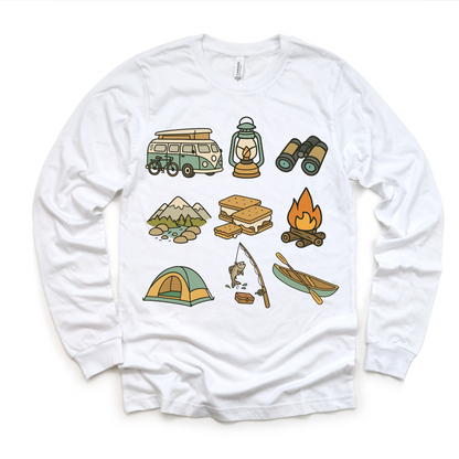 Happy Camper Camping Shirt - Camp Tee