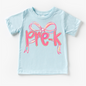 Girls Pre-K Bow Back To School Shirt - First Day Of School Tee