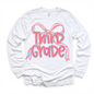 Girls 3rd Grade Bow Back To School Shirt - First Day Of School Tee