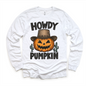 Howdy Pumpkin Western Halloween Shirt - Halloween Tee